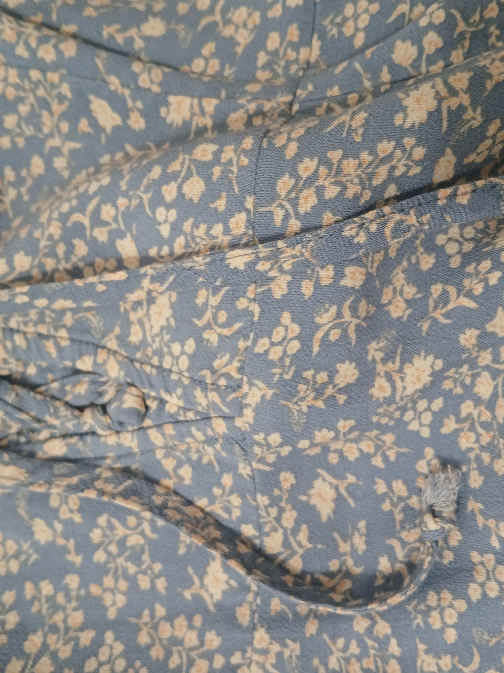 American Eagle Outfitters Blue Floral Ruffle Sundress - Picture 5 of 5